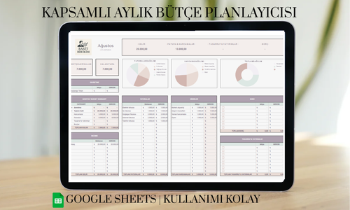 Kapsamlı Aylık Bütçe Planlayıcısı